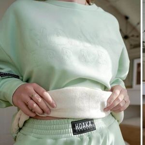 Hoaka Apparel Comfy Sweatshirt Pistachio